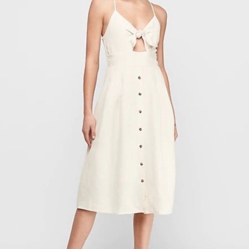 Express Linen Midi Dress